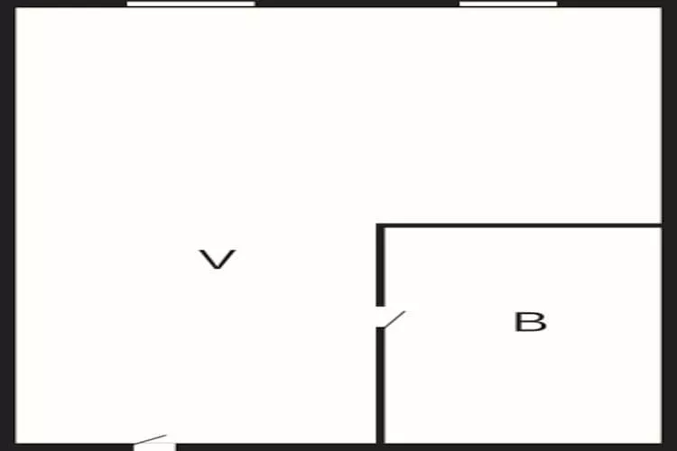 Dobbeltværelse 2personers 15m²-Plan