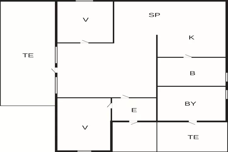 5 person holiday home in Røros-Floor plan