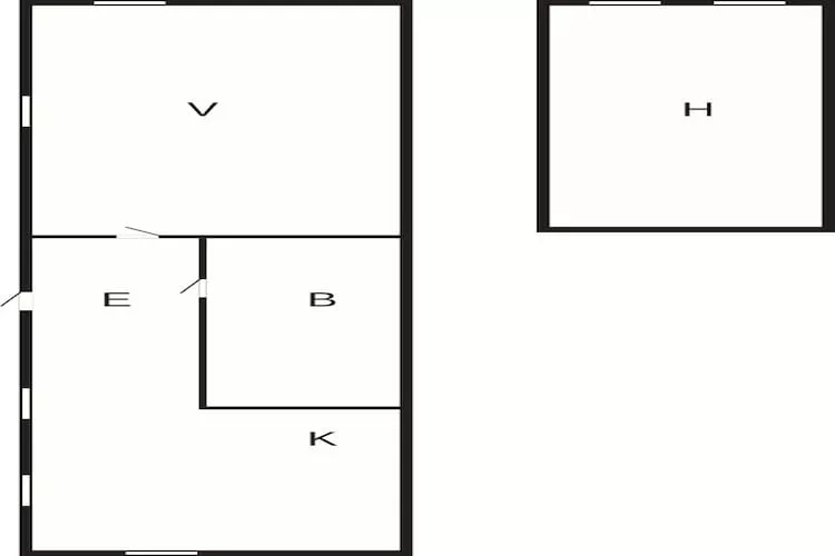 6 person holiday home in KODE-Floor plan
