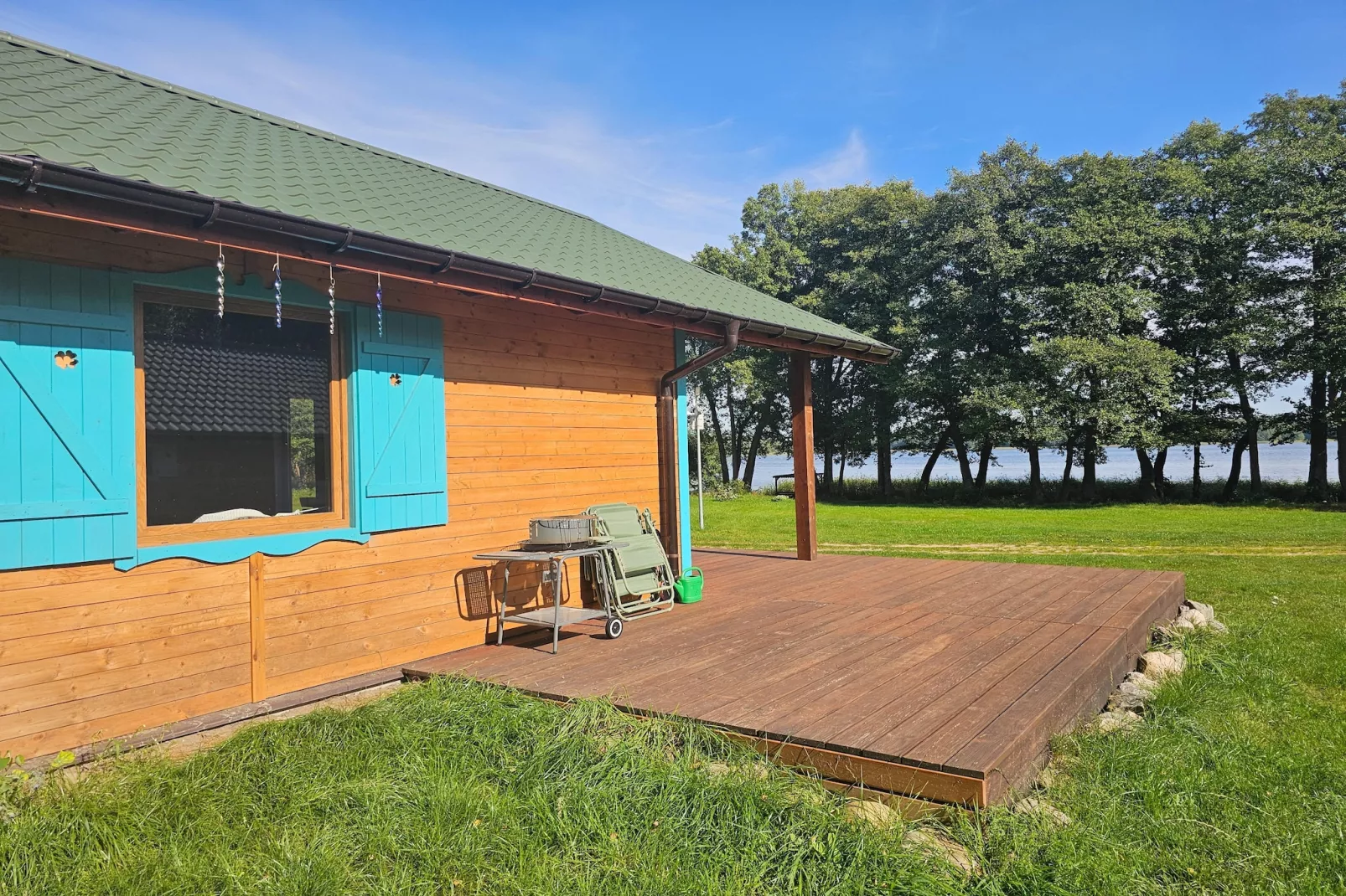 	Domek wakacyjny NIEZAPOMINAJKA dla max 4 osób Grąbczyn-Terrace balcony