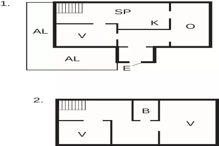Maison isolée avec jardin et lacs-Plan