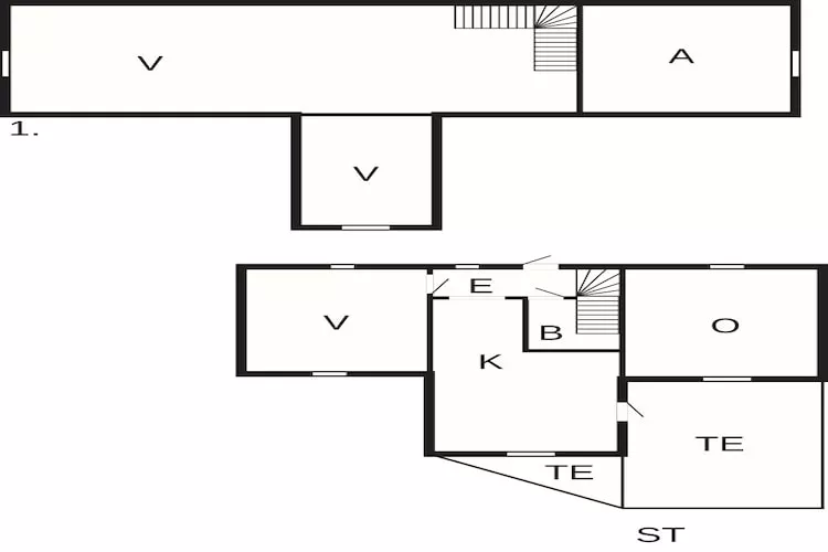 Maison de vacances pour 6 a VESSIGEBRO-Plan