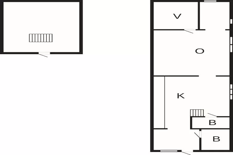 6 person holiday home in Hestra-Floor plan