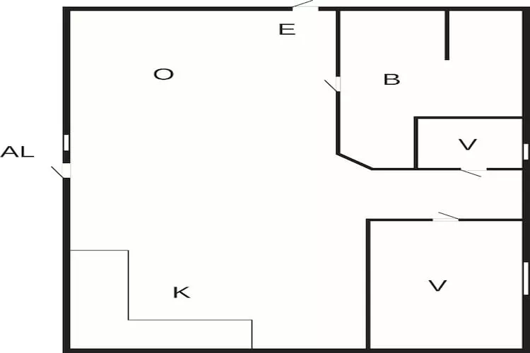 Ferienwohnung auf Orust in Meeresnähe-Grundriss