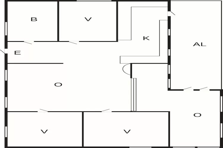 Coastal House Near Sandviken Beach-Floor plan