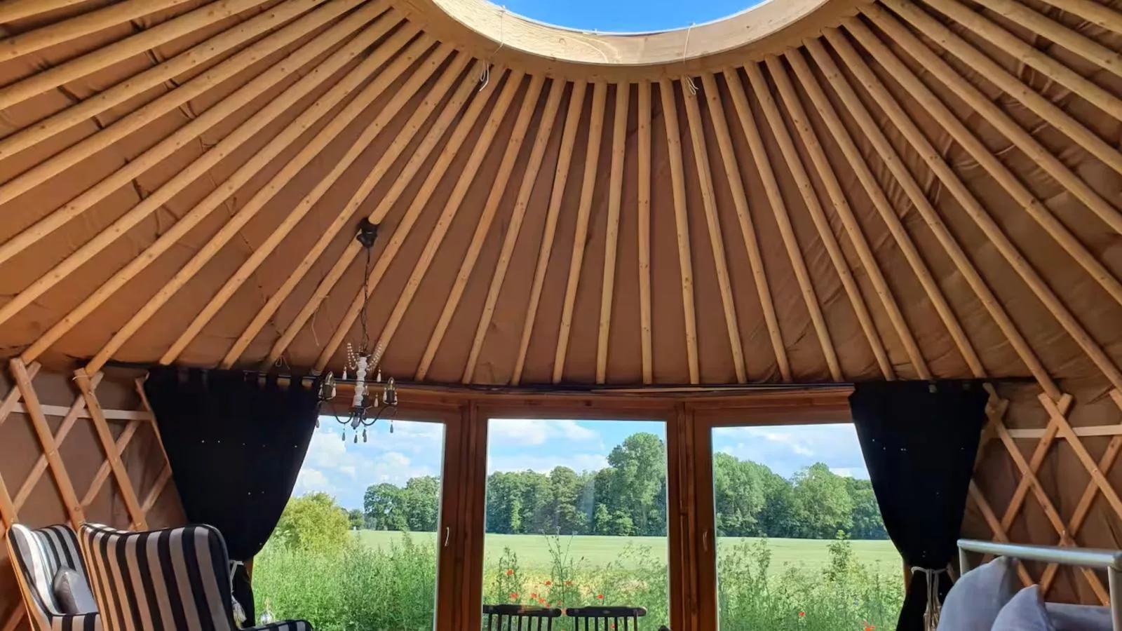 Glamour-Camping-Aussicht Sommer