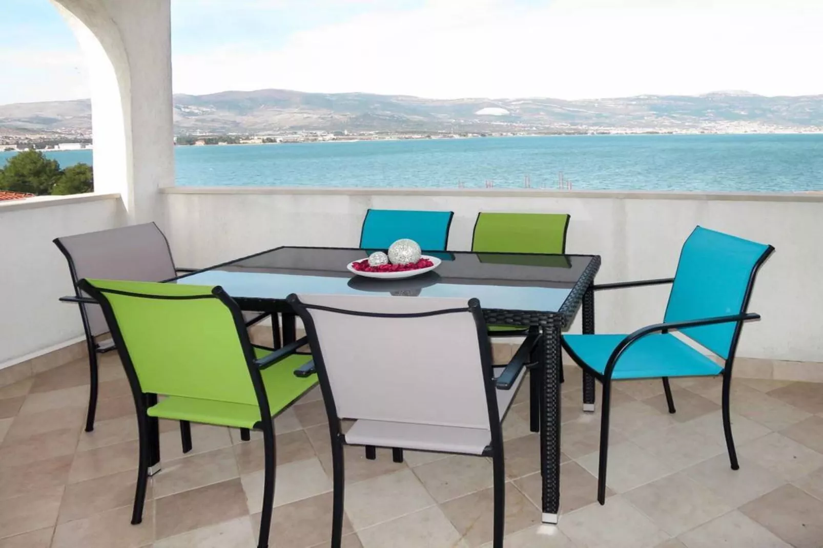 Sea-View Apartments with Pool, Terrace, and Outdoor Lounge in Scenic Čiovo Island - Two Bedroom Apartment (Owner Sollis I)