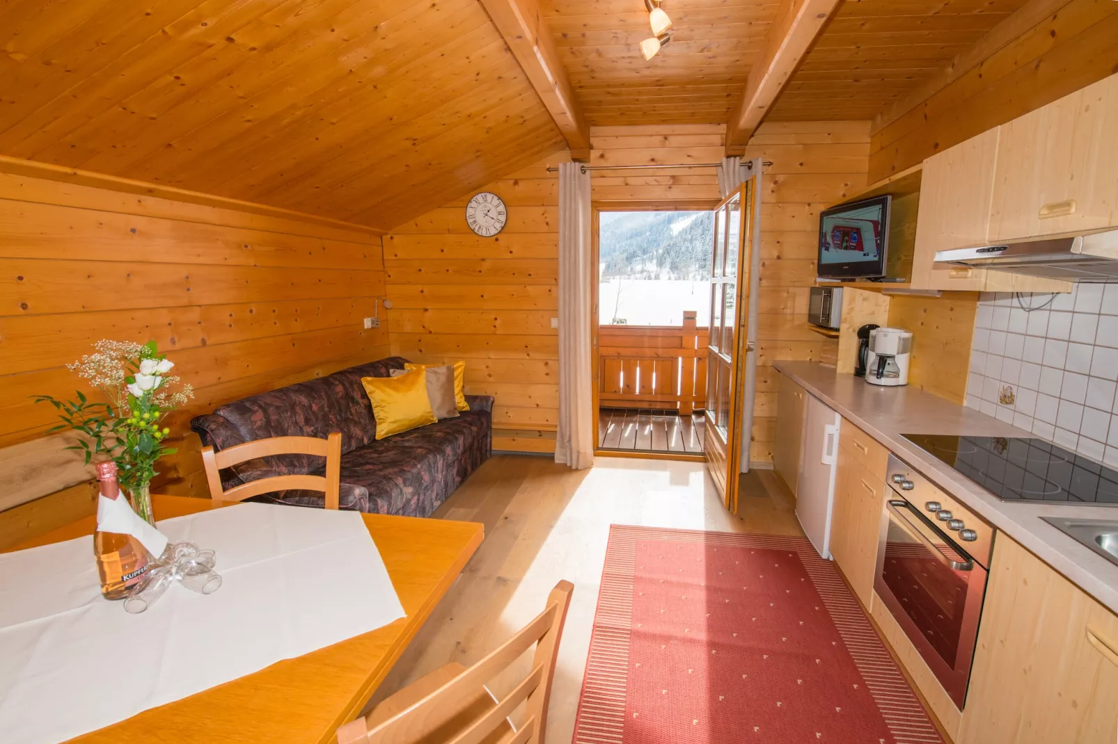 Appartment Holzblockhaus-Living room