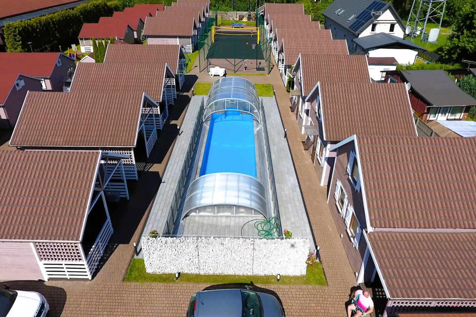 Domy wakacyjne w Międzyzdrojach z podgrzewanym basenem