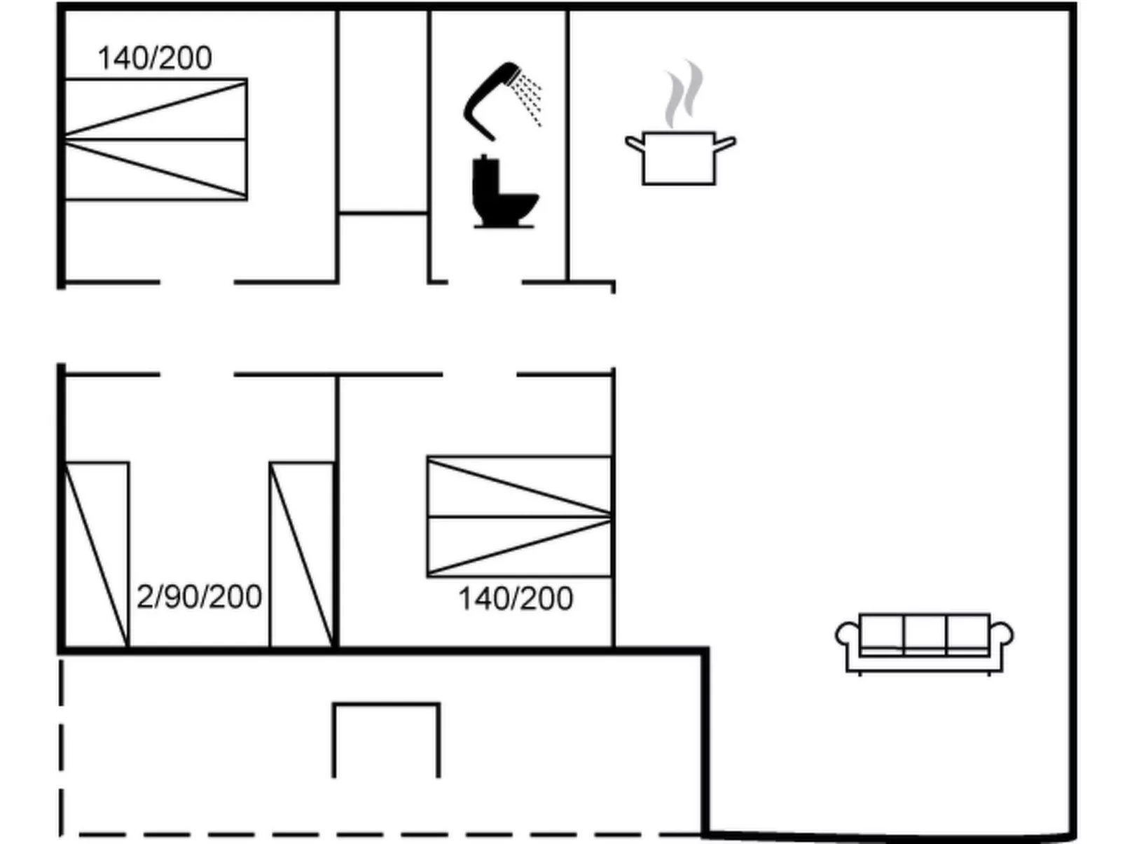 "Tholf" - 100m to the fjord