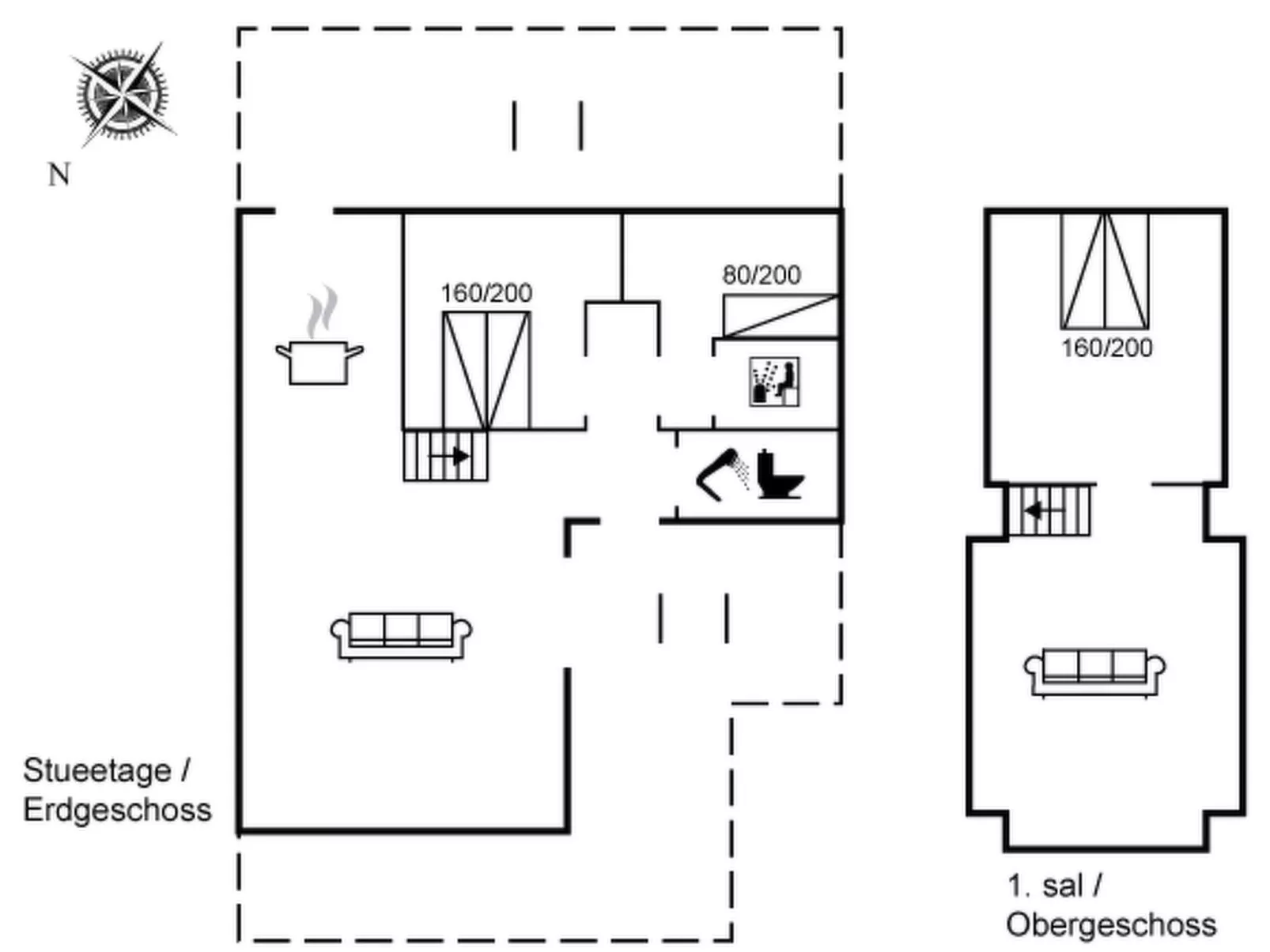 "Erle" - 200m to the fjord