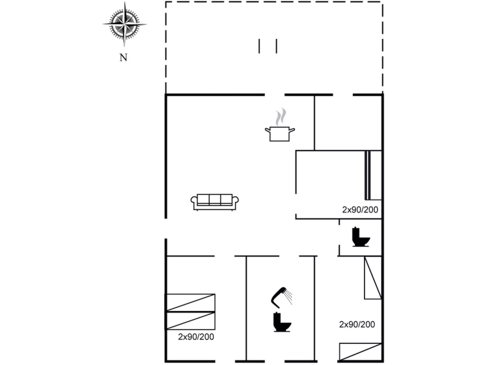 "Henne" - 2.5km from the sea