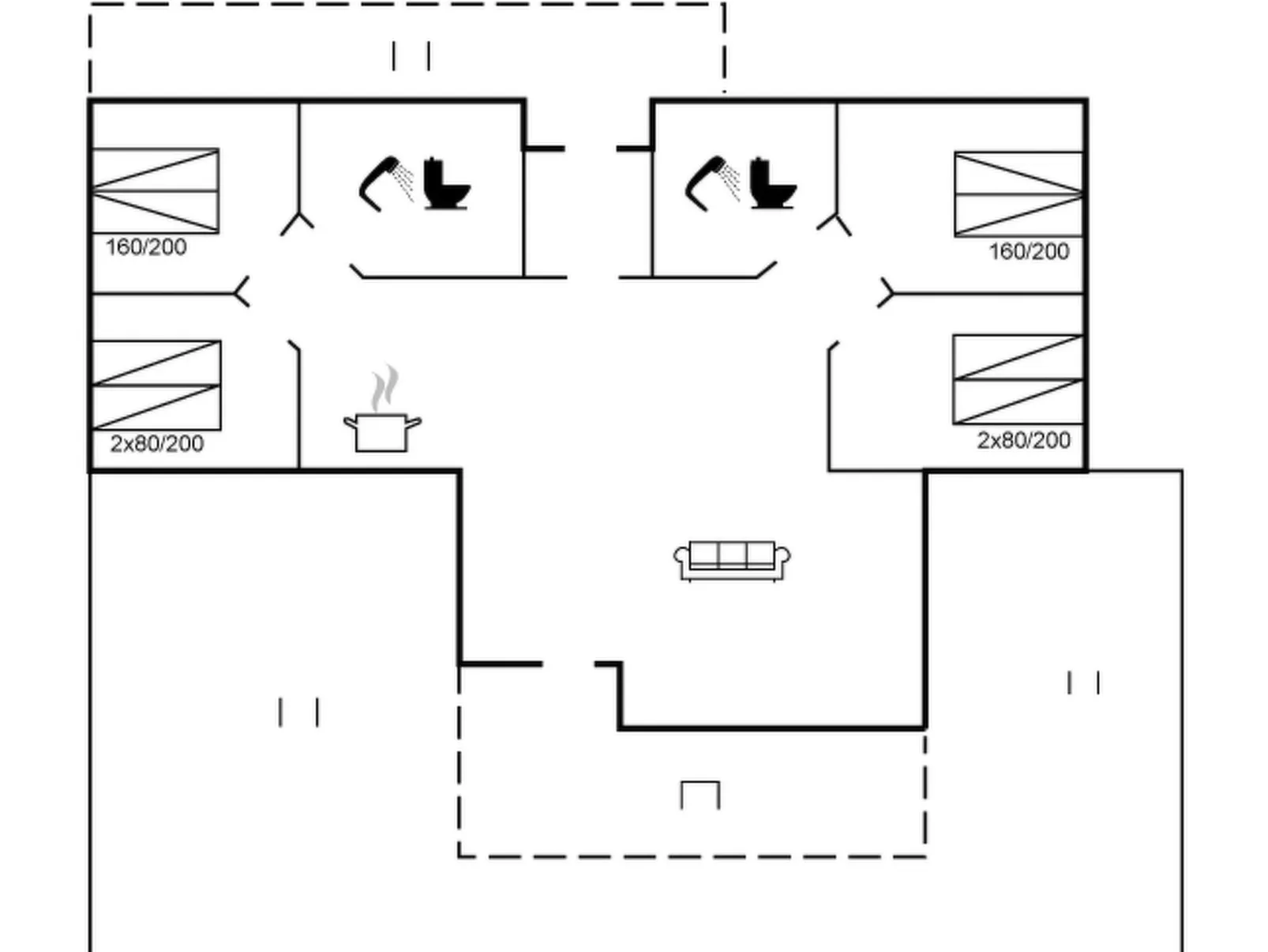 "Widerik" - 260m from the sea