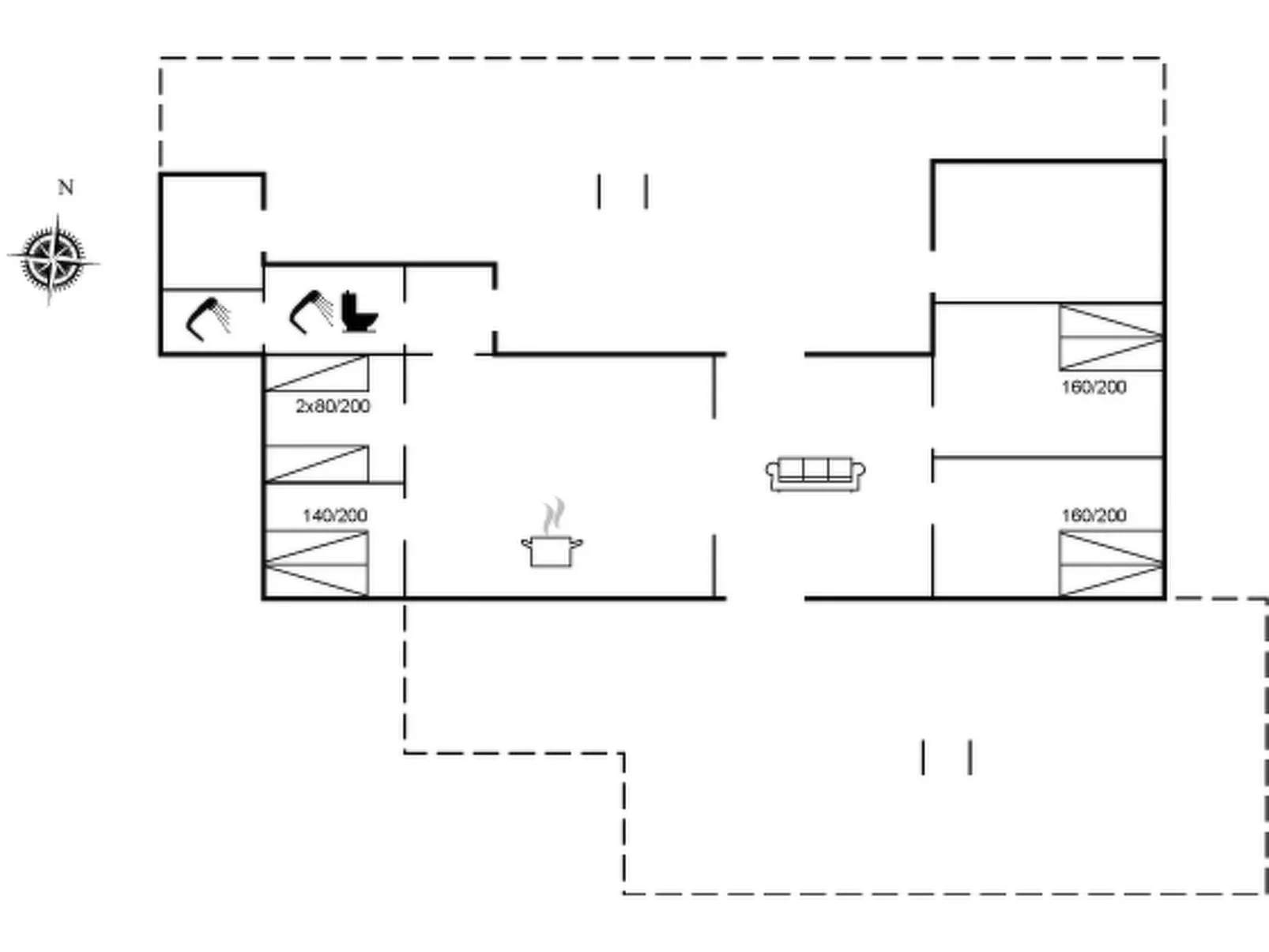 "Skogh" - 600m from the sea