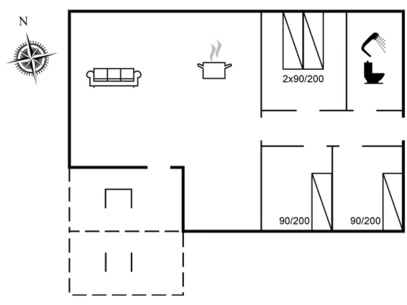 "Aurelie" - 800m from the sea