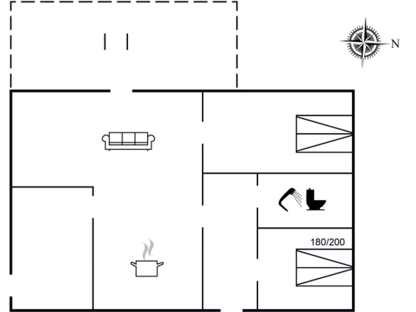 "Margareta" - 250m to the fjord