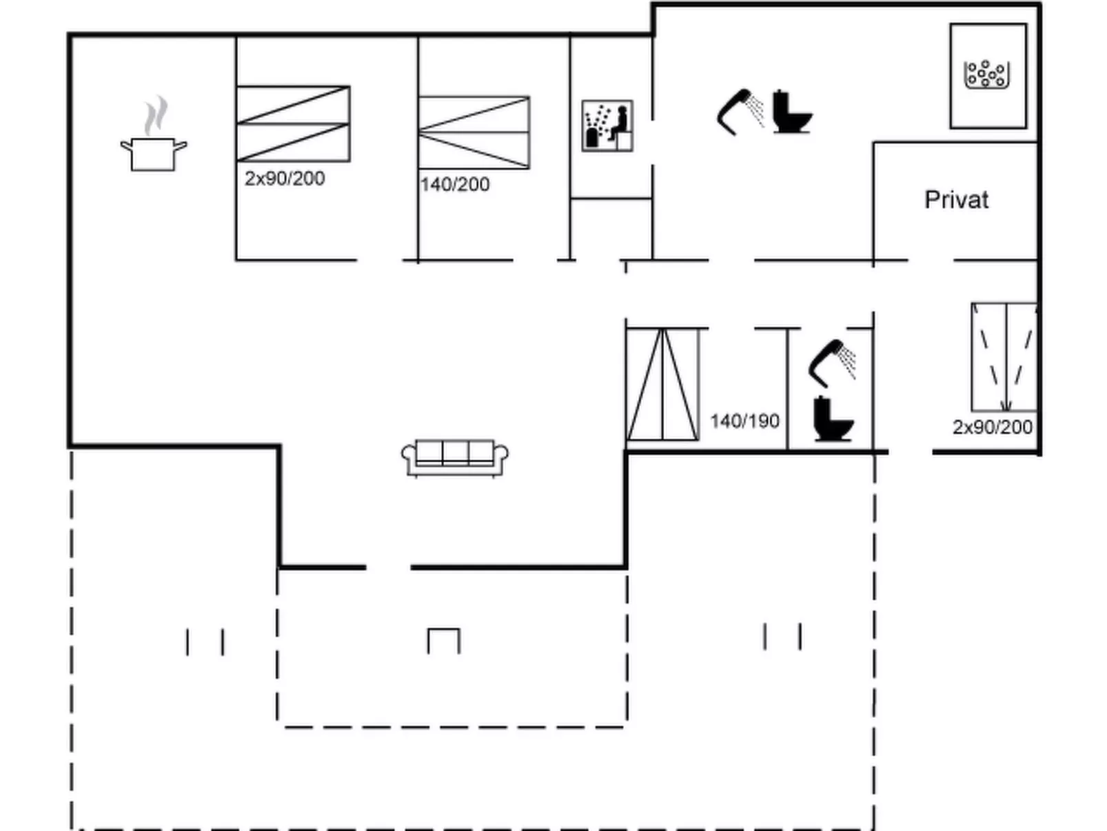 "Elayne" - 3km from the sea