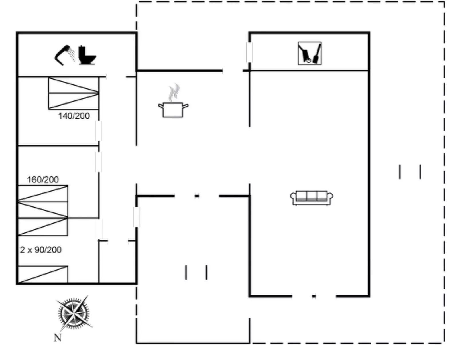 "Damaskin" - 300m from the sea