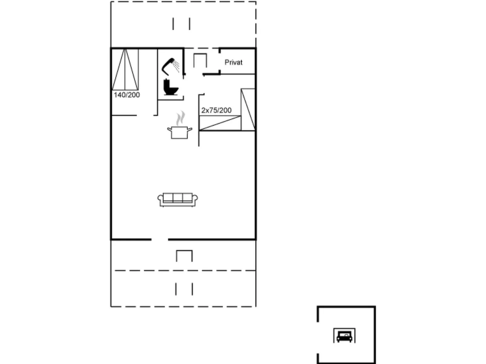 "Antero" - 4km from the sea