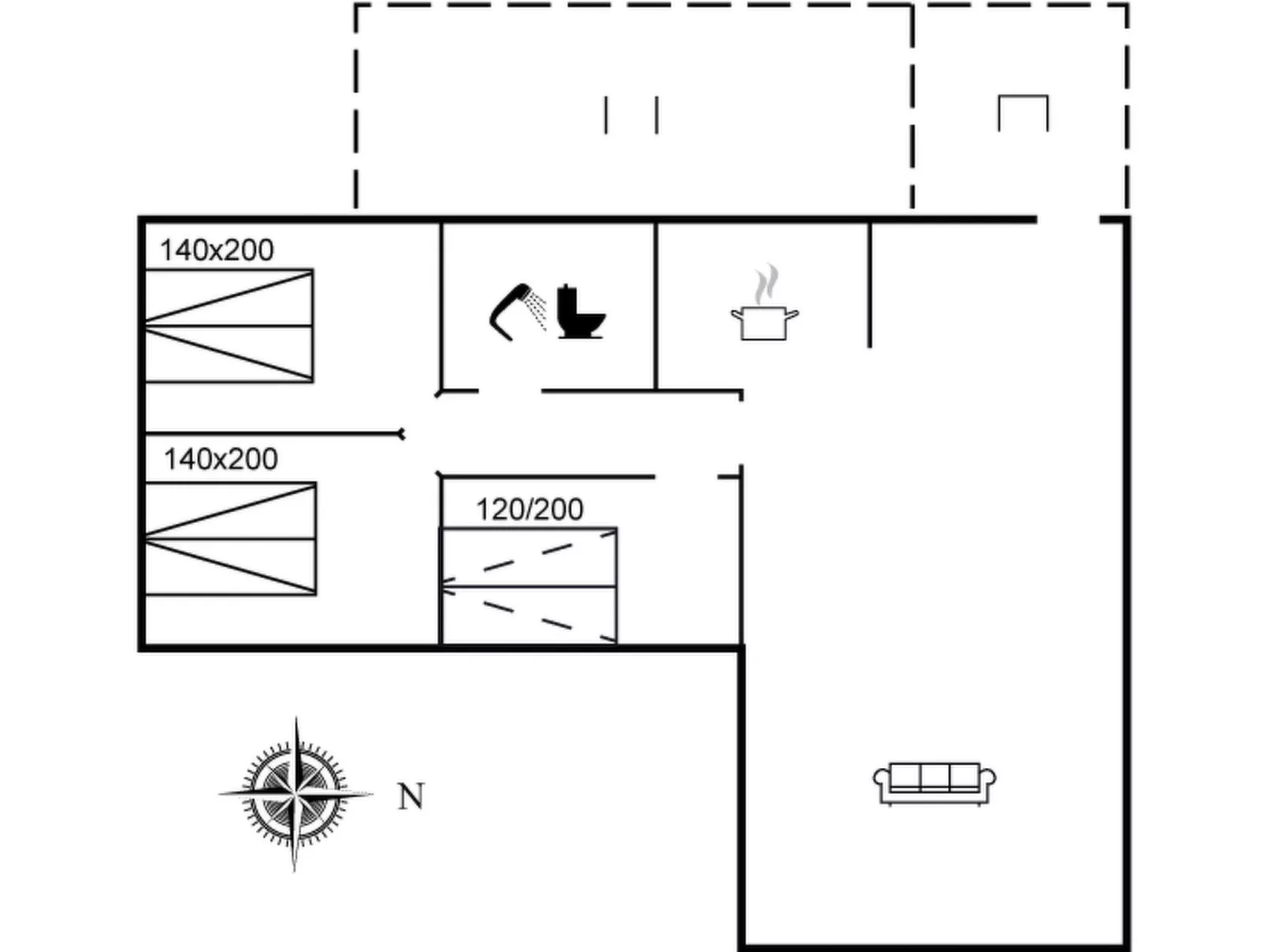 "Lica" - 600m from the sea