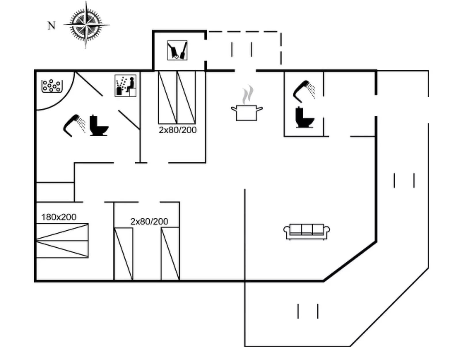 "Jens" - 425m from the sea