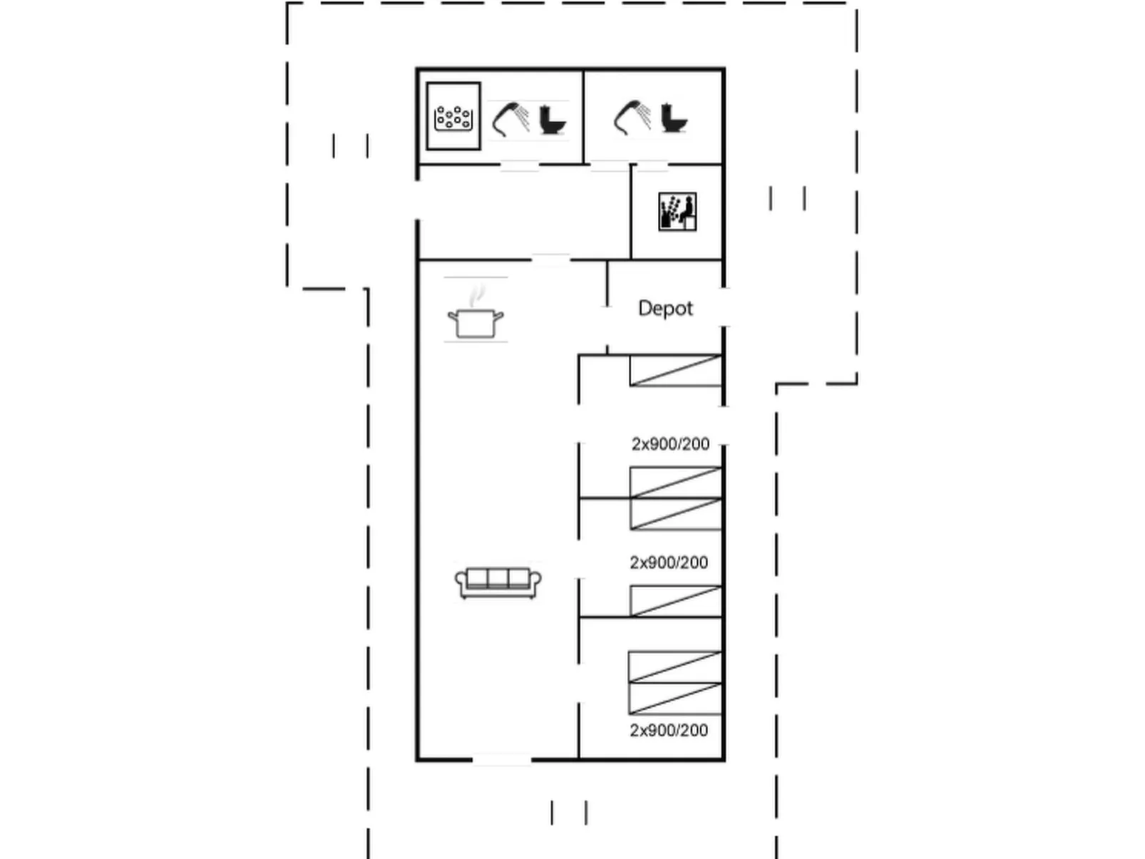 "Aved" - 350m from the sea