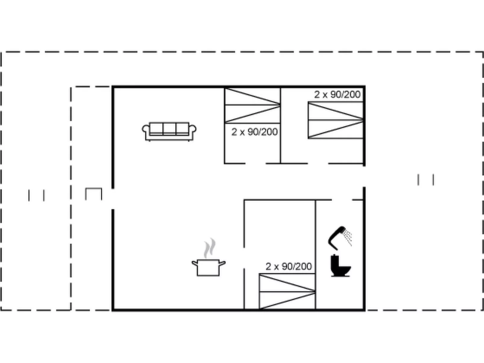 "Harry" - 100m from the sea