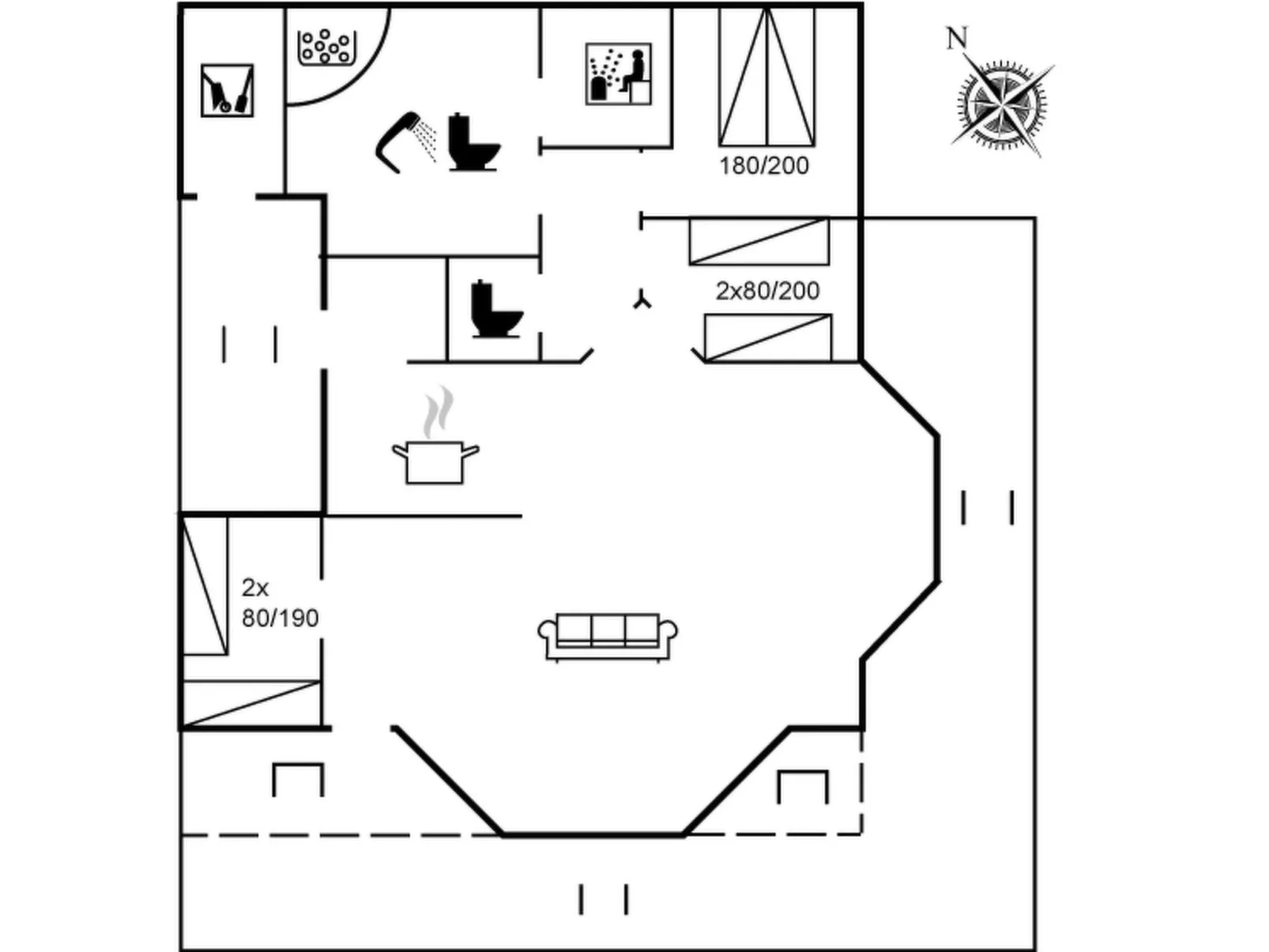 "Mila" - 750m from the sea