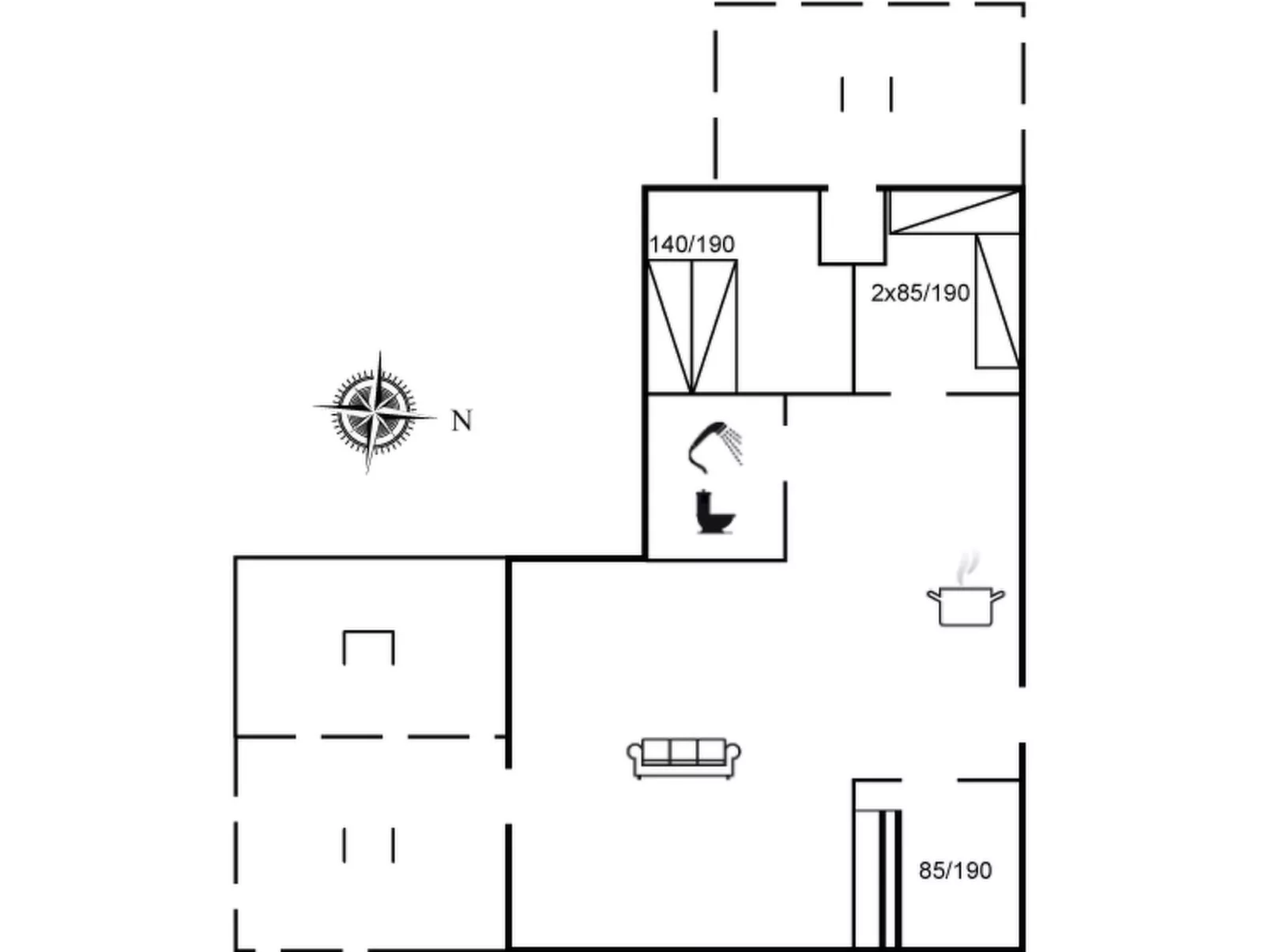 "Sebiorn" - 300m to the fjord