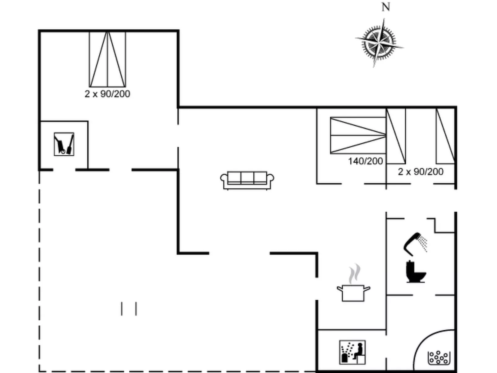 "Elona" - 950m from the sea