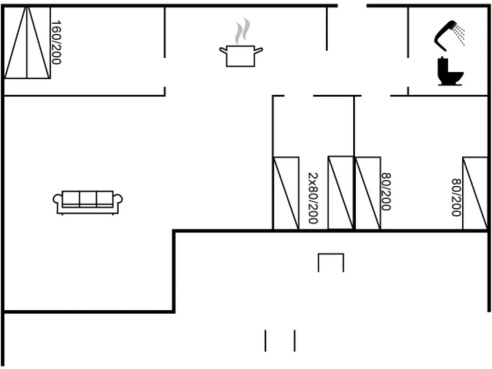"Clarabelle" - 700m from the sea