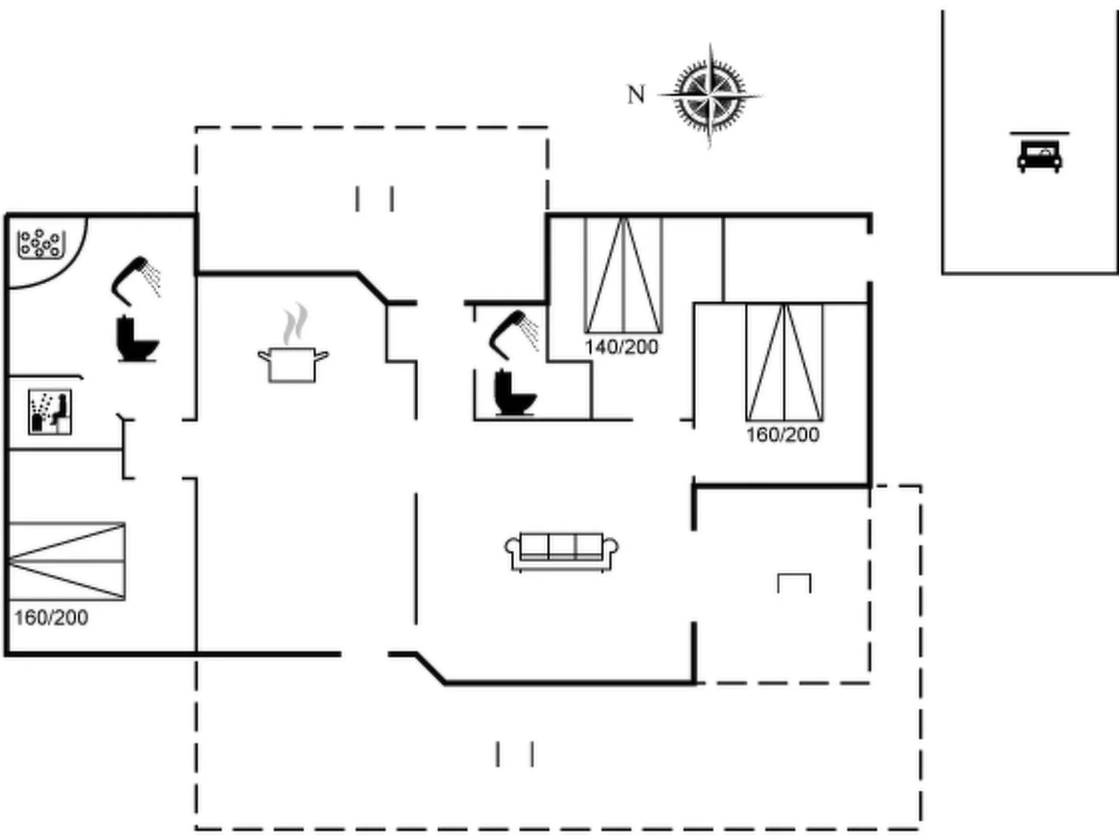 "Østmar" - 1.2km from the sea