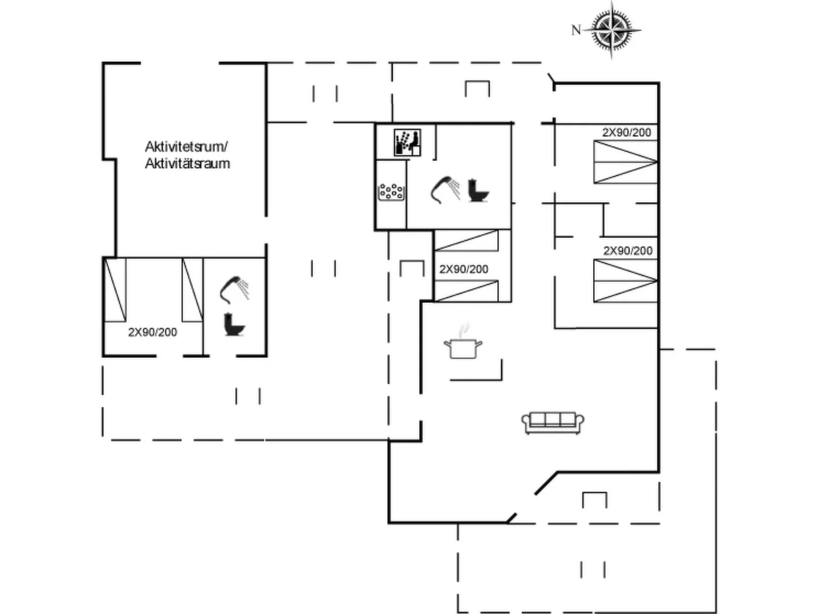 "Dorothe" - 1.4km from the sea