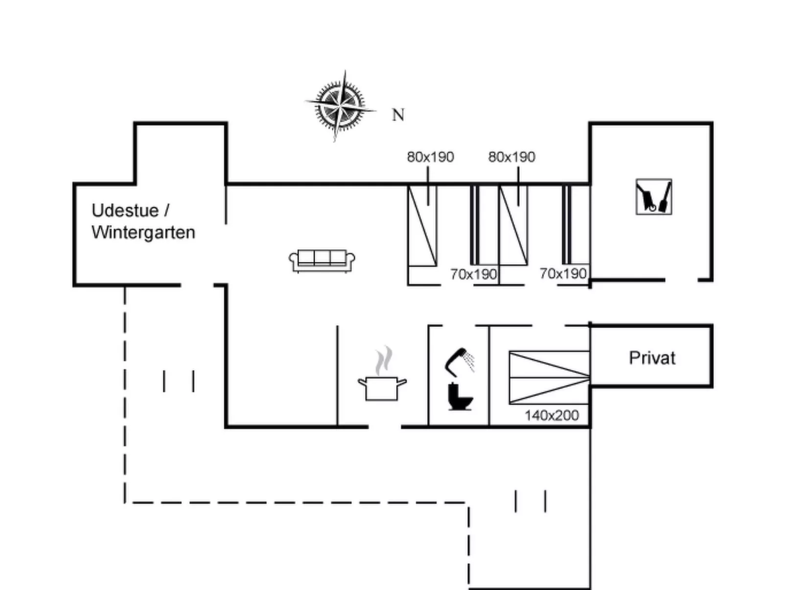 "Sune" - 500m from the sea