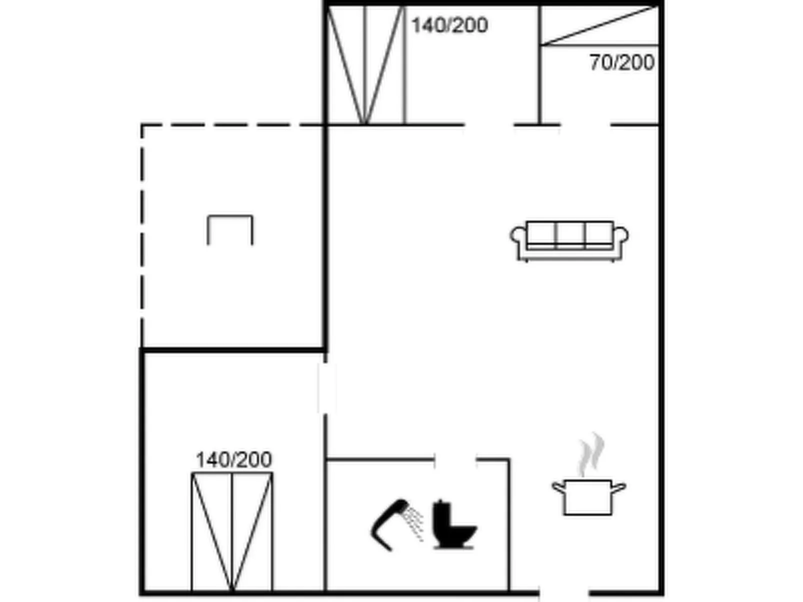 "Agni" - 800m from the sea