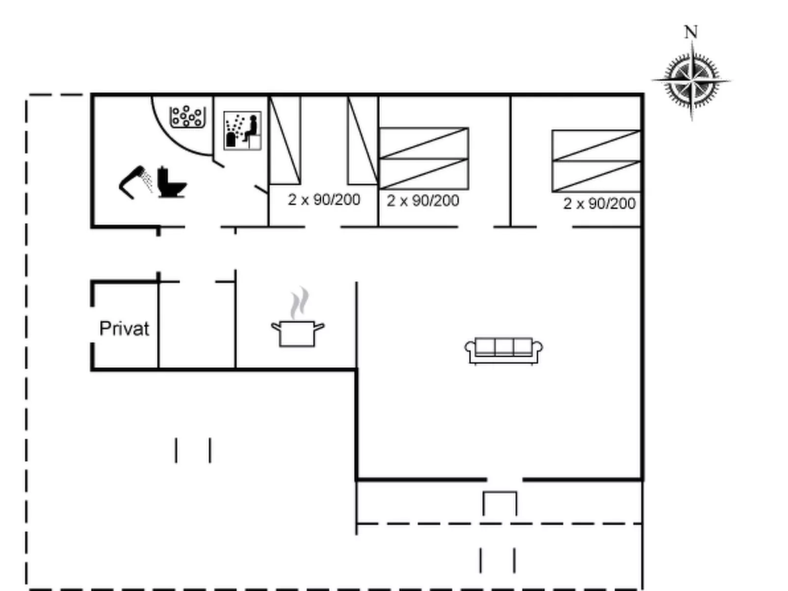 "Arttu" - 2.4km from the sea