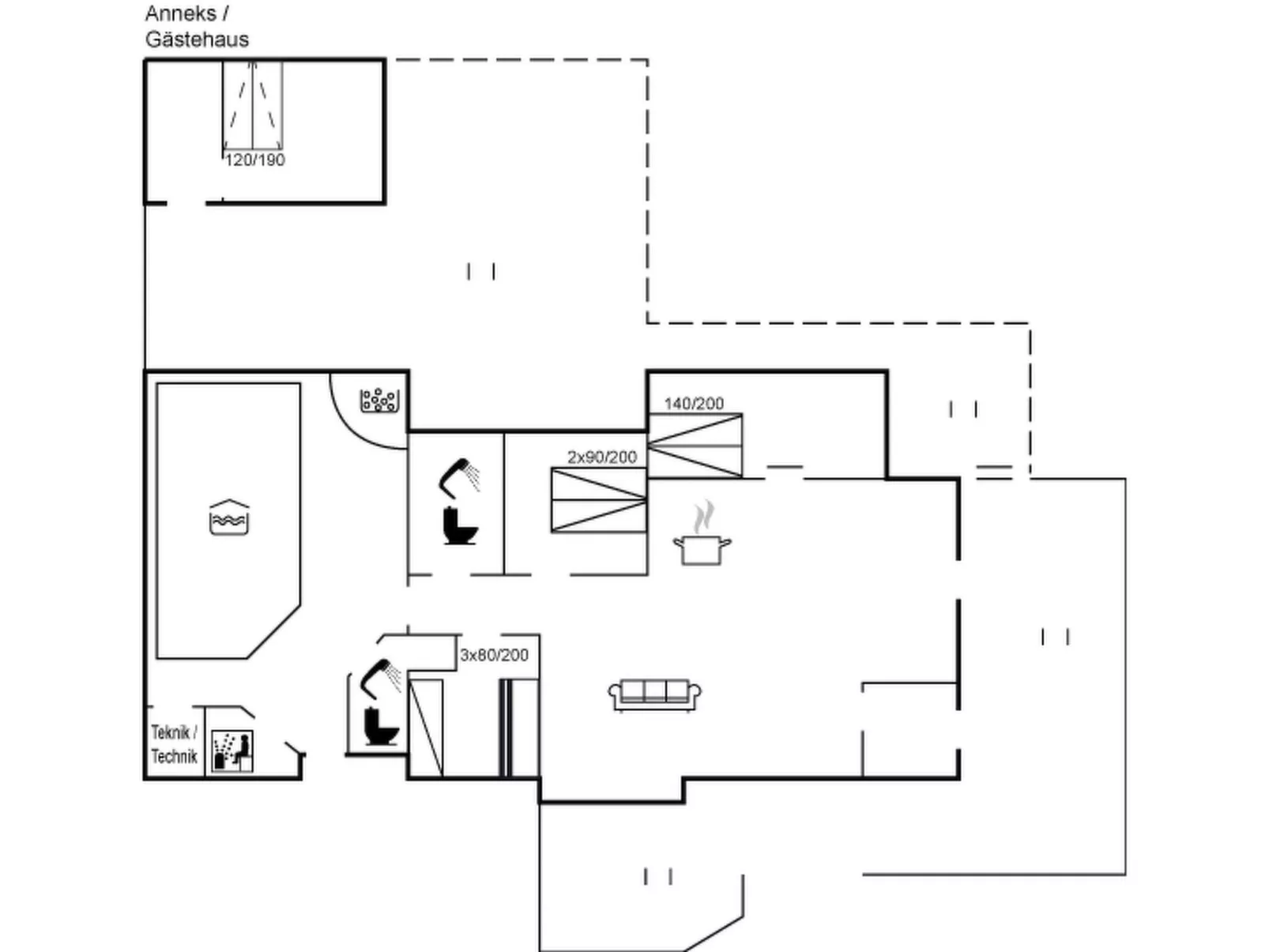 "Skrallan" - 400m from the sea
