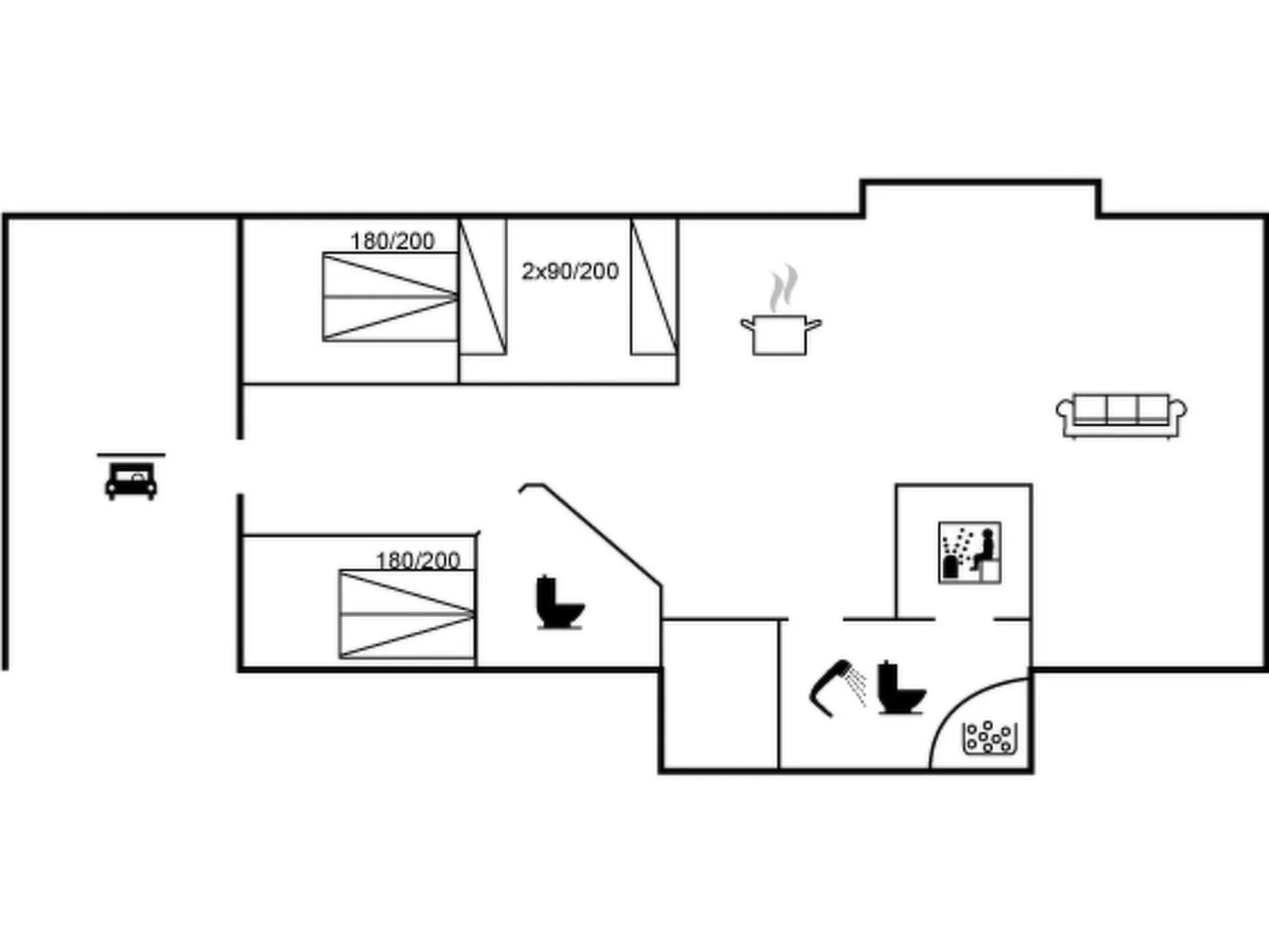 "Hornbogi" - 300m from the sea