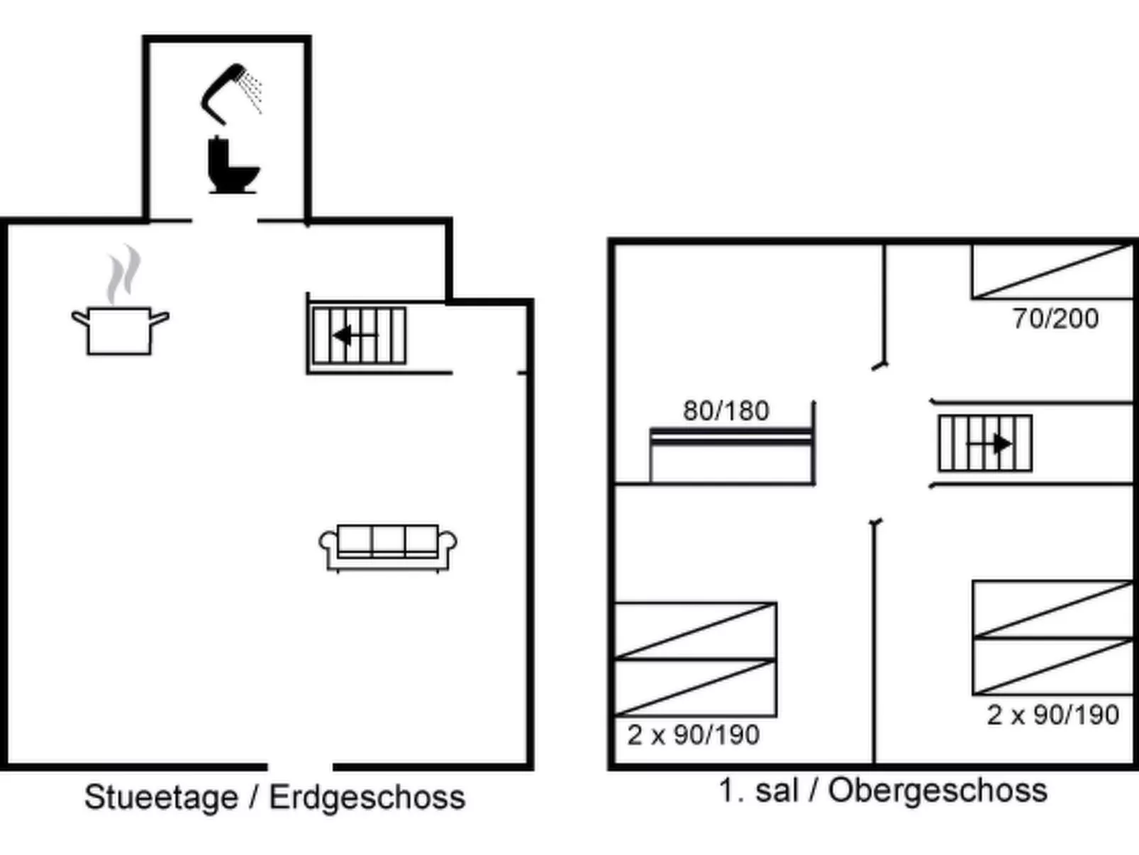 "Kolle" - 800m from the sea-Drinnen