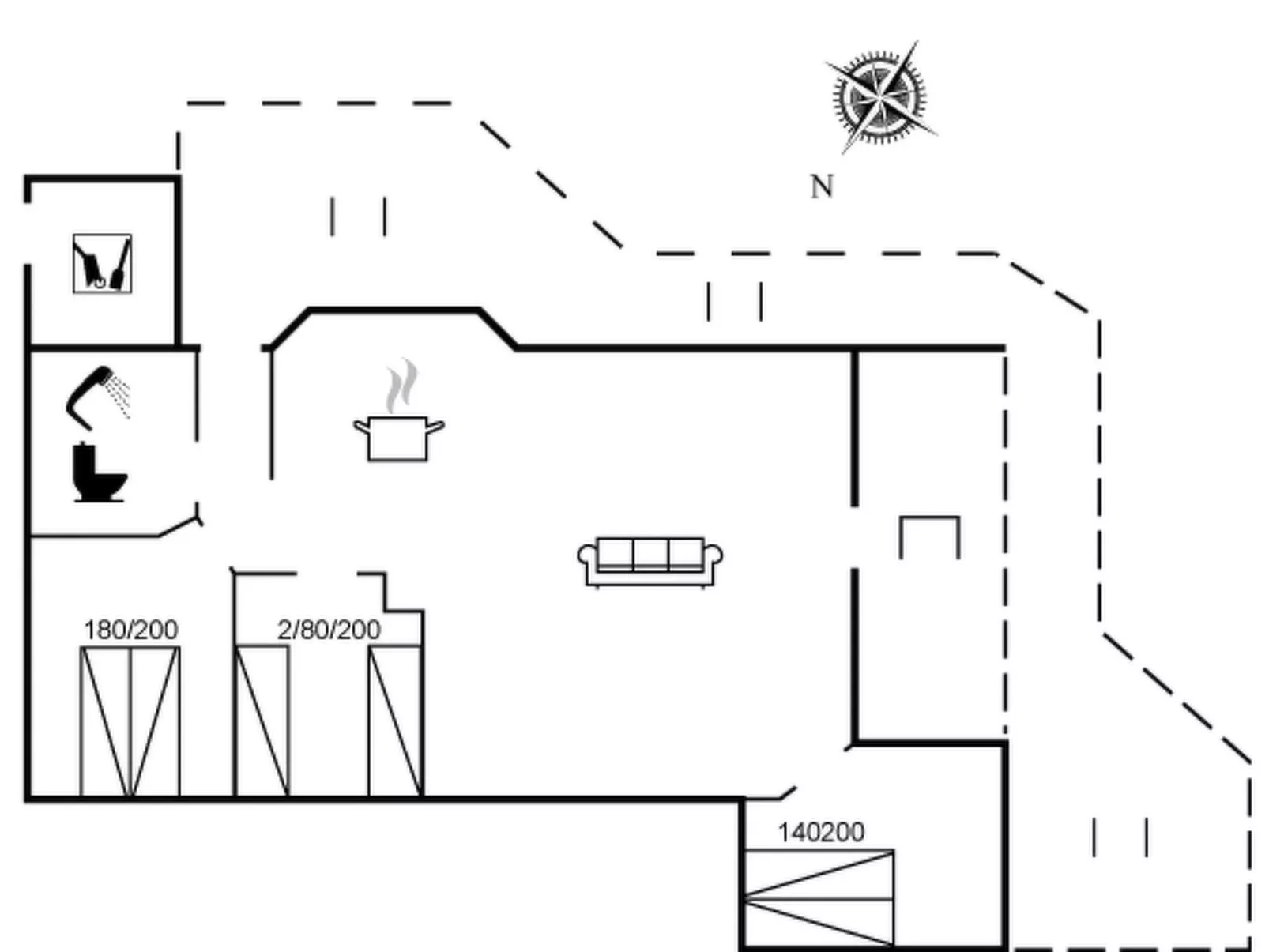 "Maybritt" - 100m from the sea