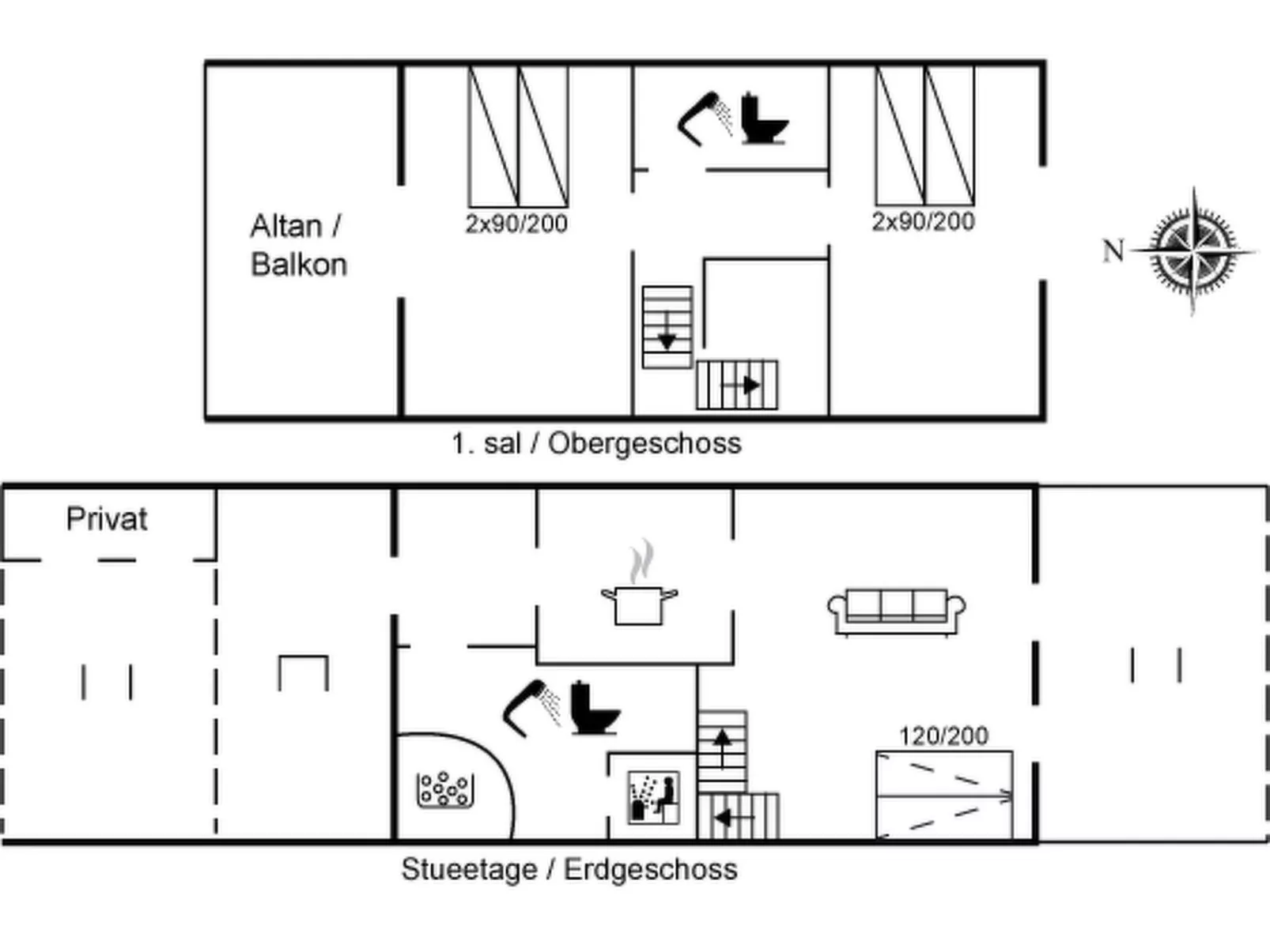 "Guthir" - 1.2km from the sea