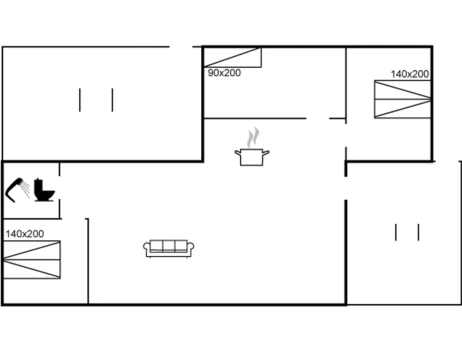 "Dyveke" - 220m from the sea