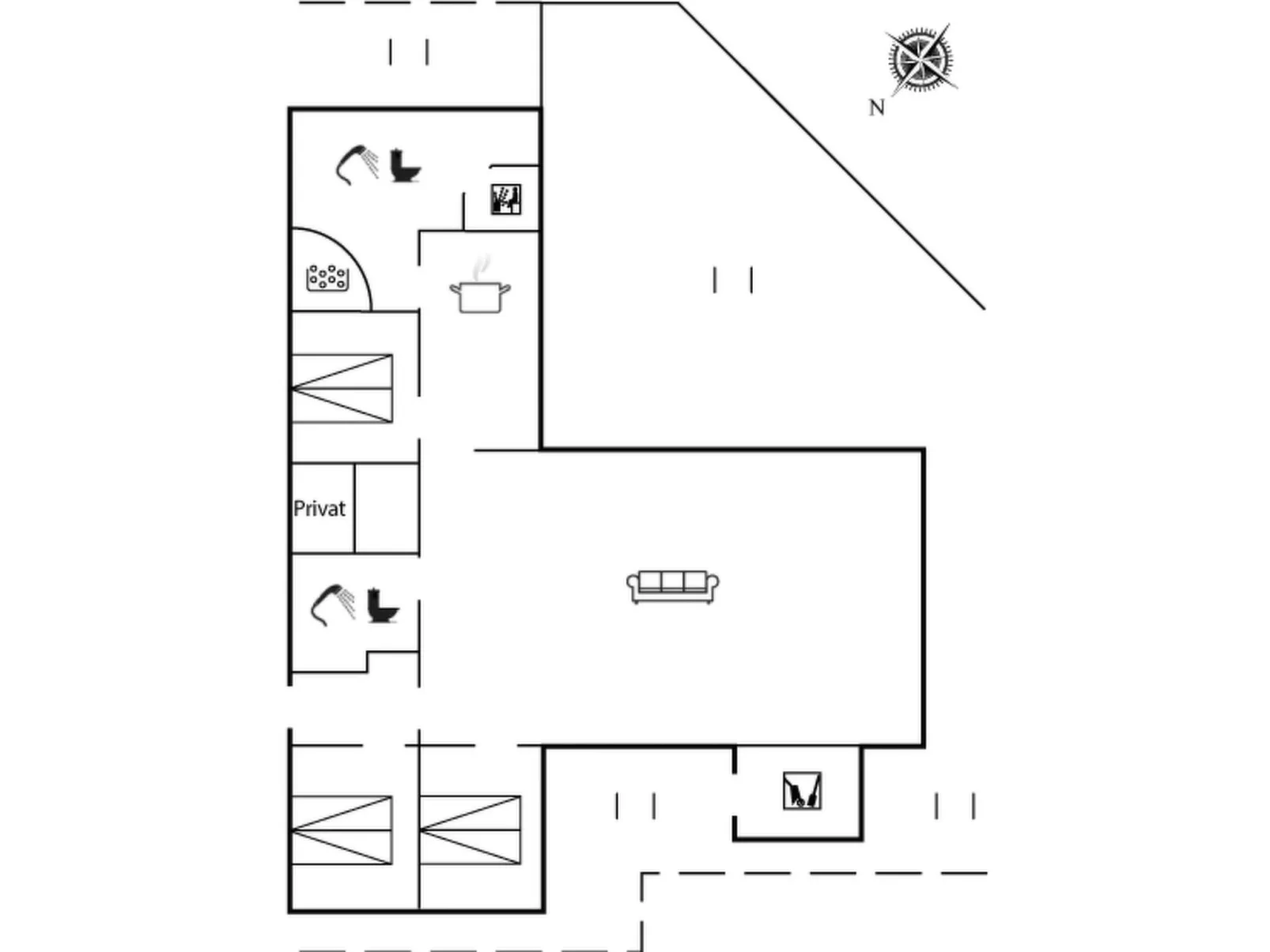 "Reidar" - 1km from the sea