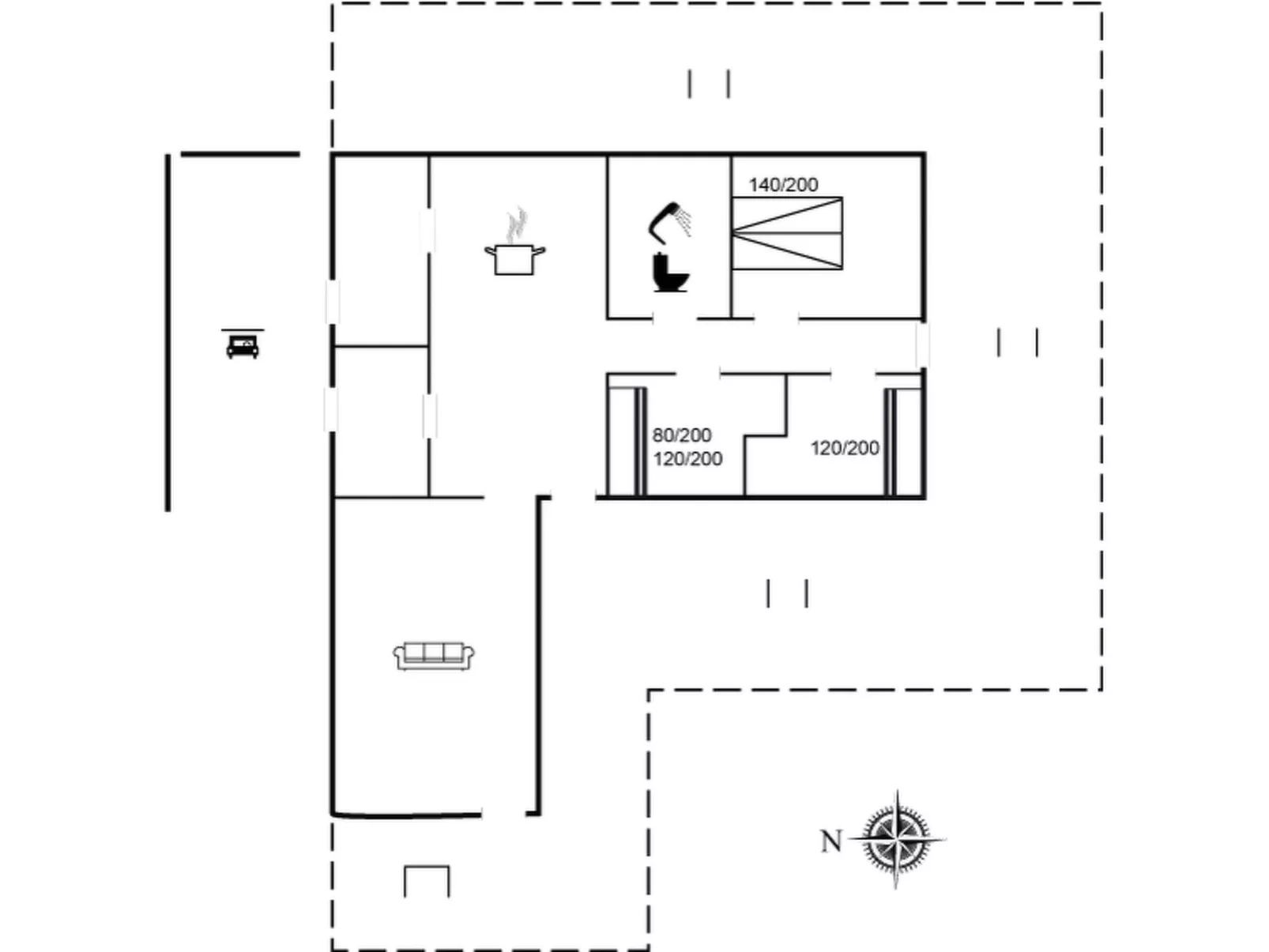 "Jarno" - 1km from the sea