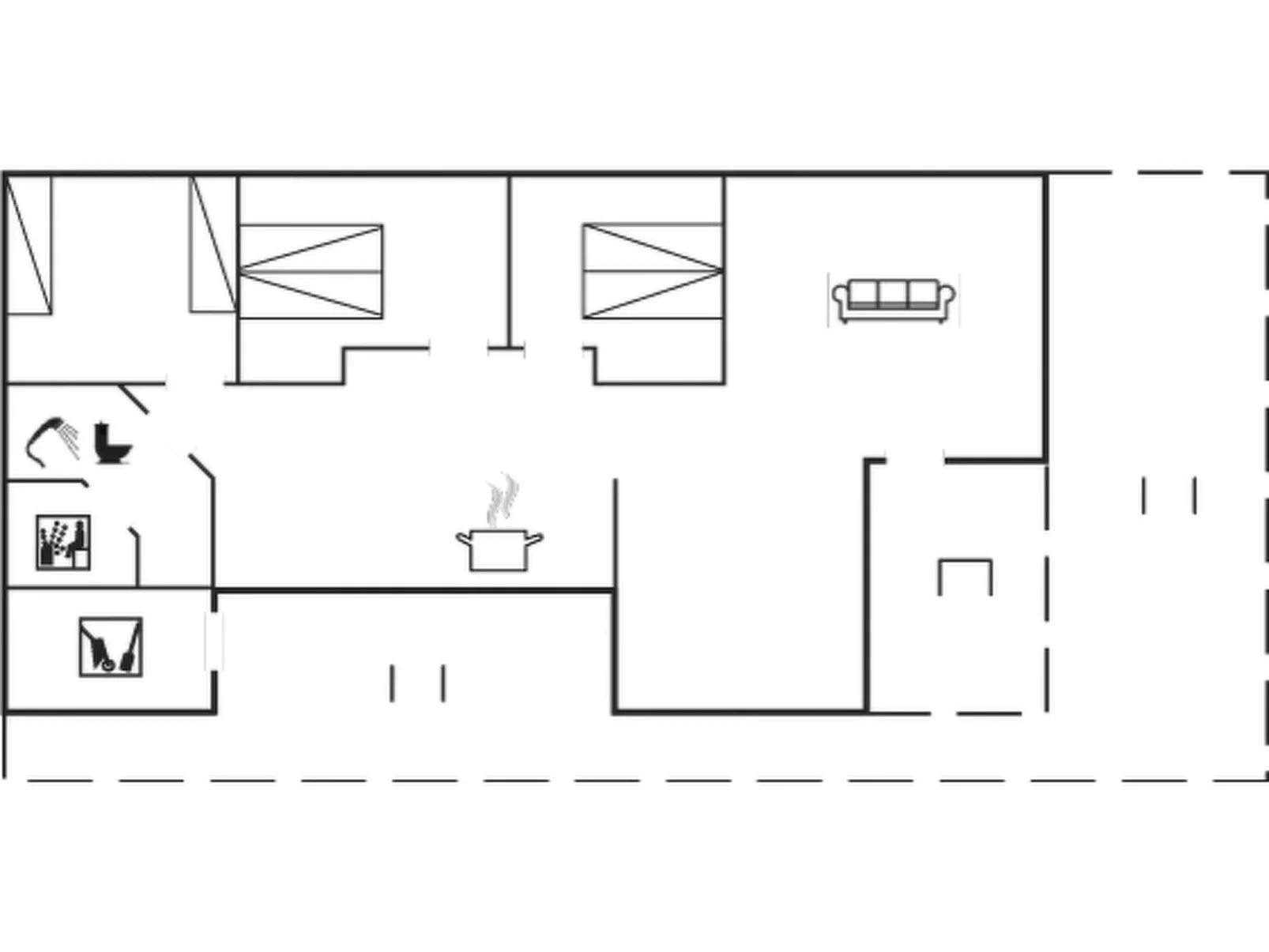 "Hallgerd" - 800m from the sea