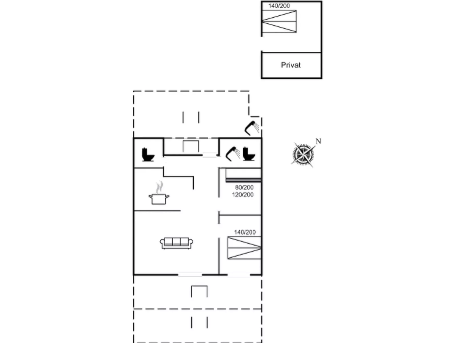 "Mato" - 100m from the sea