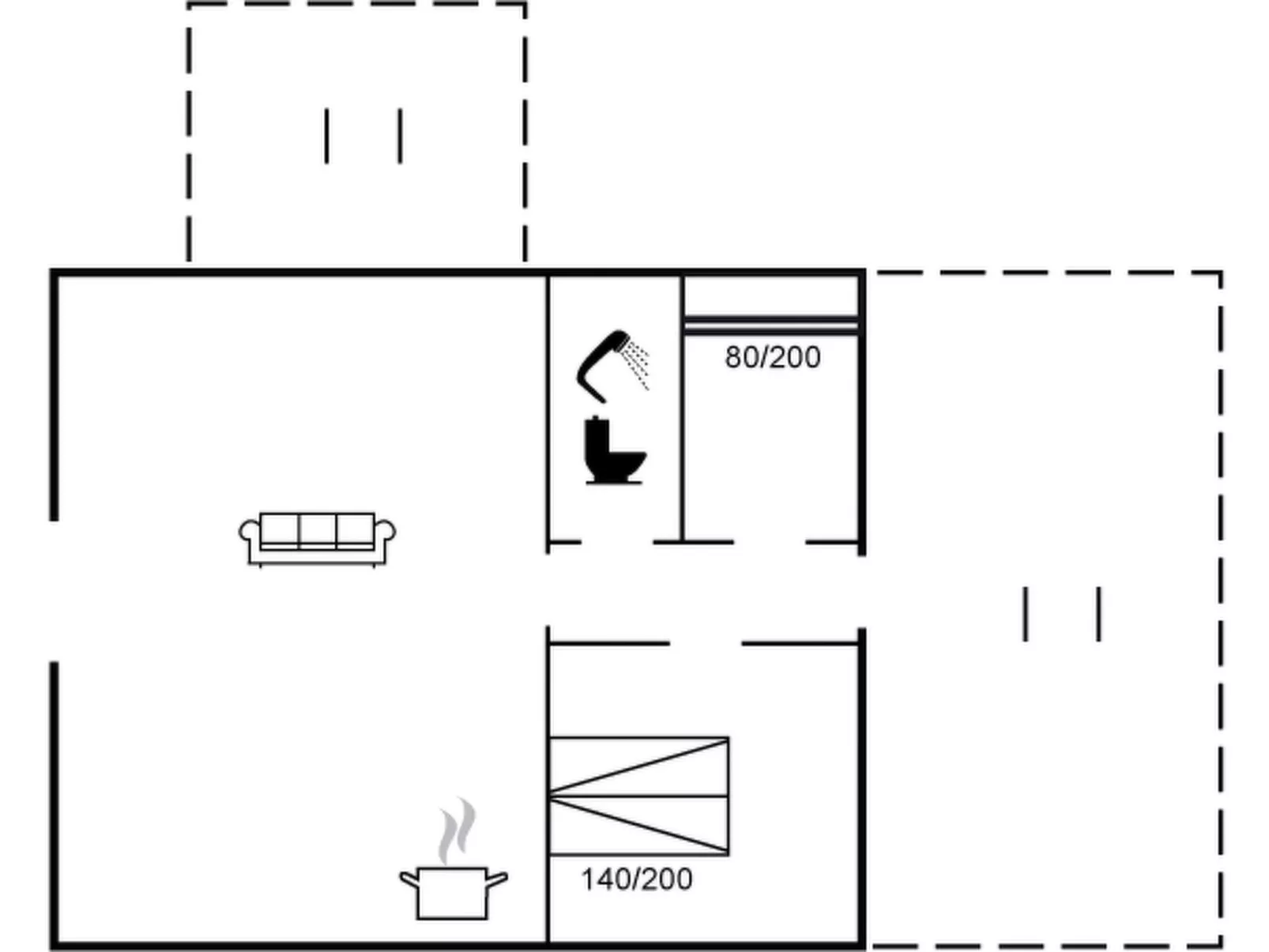 "Lenia" - 1km from the sea