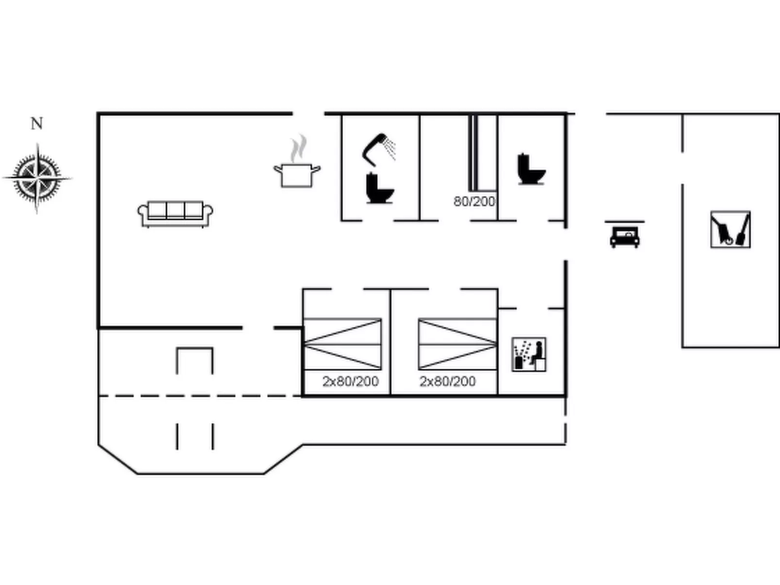 "Mikkelina" - 700m from the sea