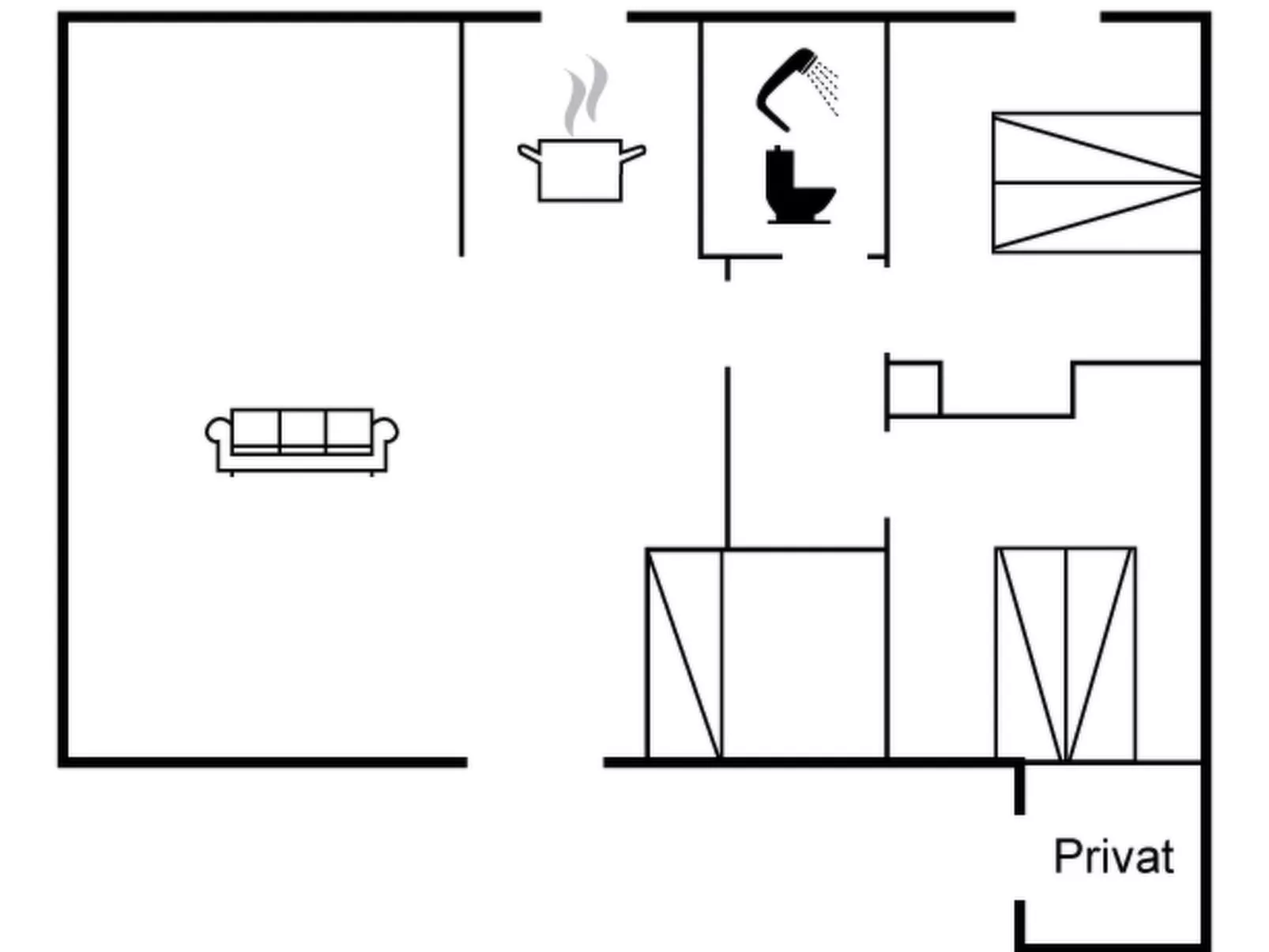 "Ridvan" - 500m from the sea-Dedans