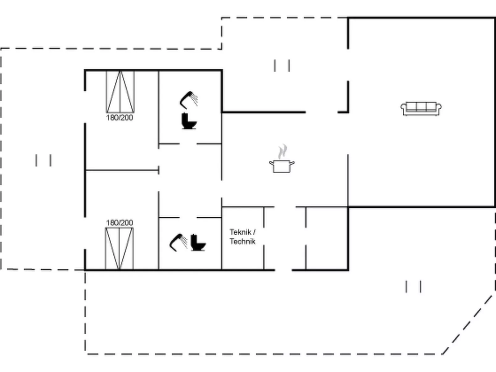"Åsemarie" - 600m from the sea